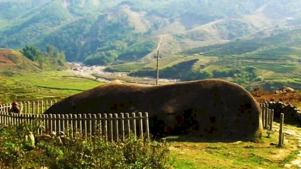 Muong Hoa Valley is a stunning landscape of terraced rice fields, winding streams, and ancient stone carvings